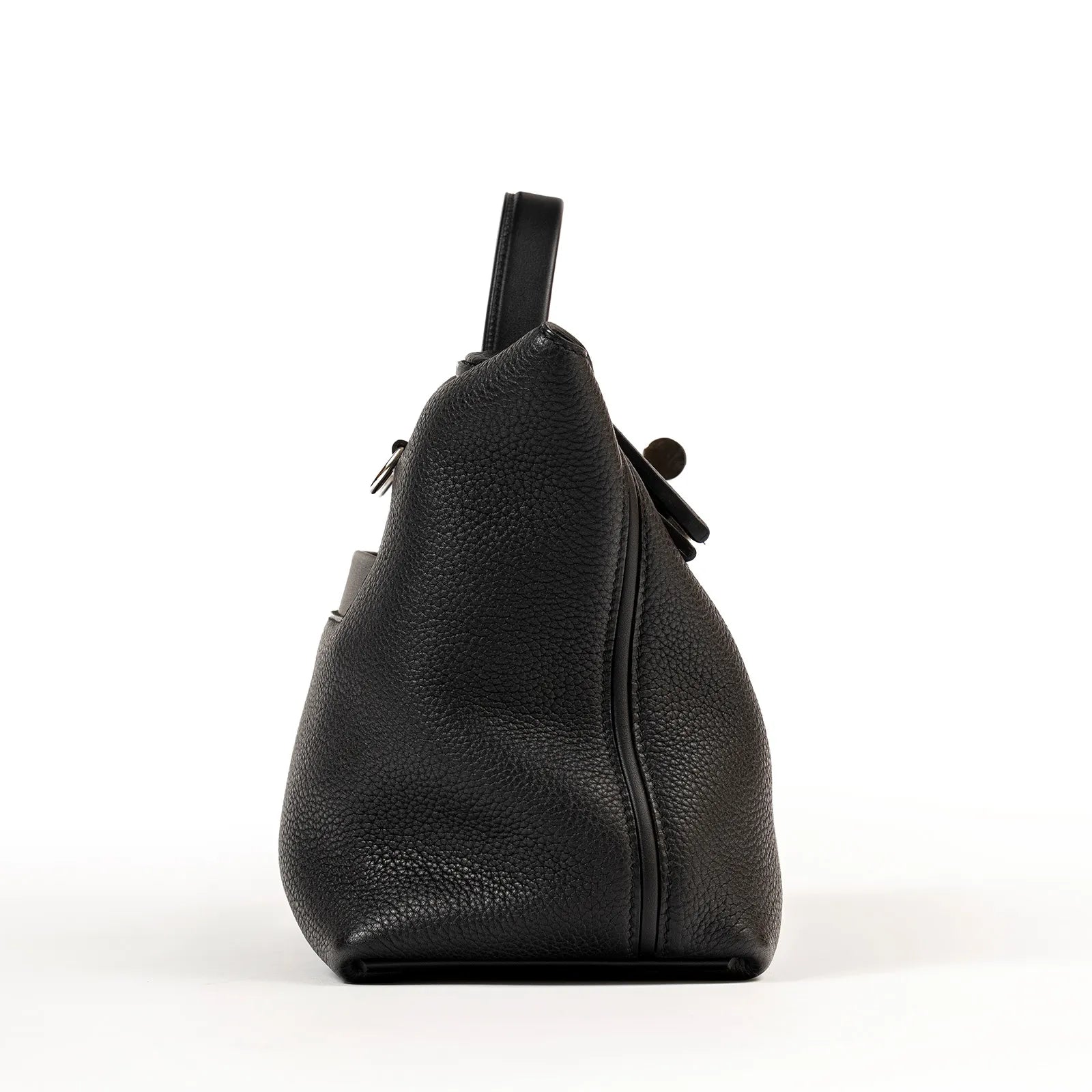 Hermès 24/24 29 Bag Black Taurillon Maurice/Swift Palladium Hardware