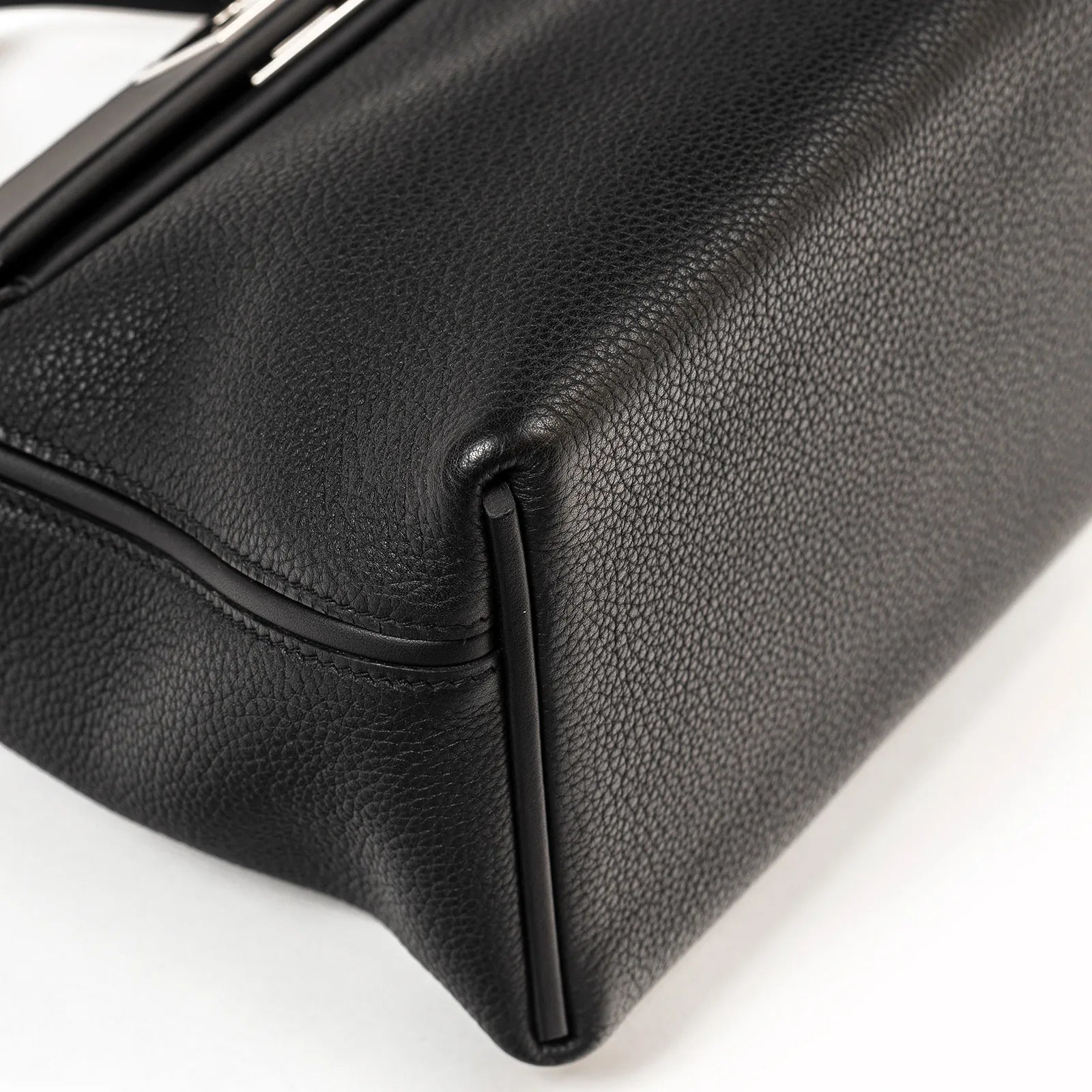 Hermès 24/24 29 Bag Black Taurillon Maurice/Swift Palladium Hardware