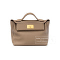 Hermès 24/24 29 Etoupe Togo and Swift Gold Hardware