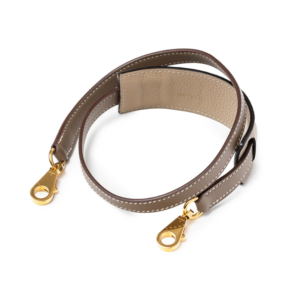 Hermès 24/24 29 Etoupe Togo and Swift Gold Hardware