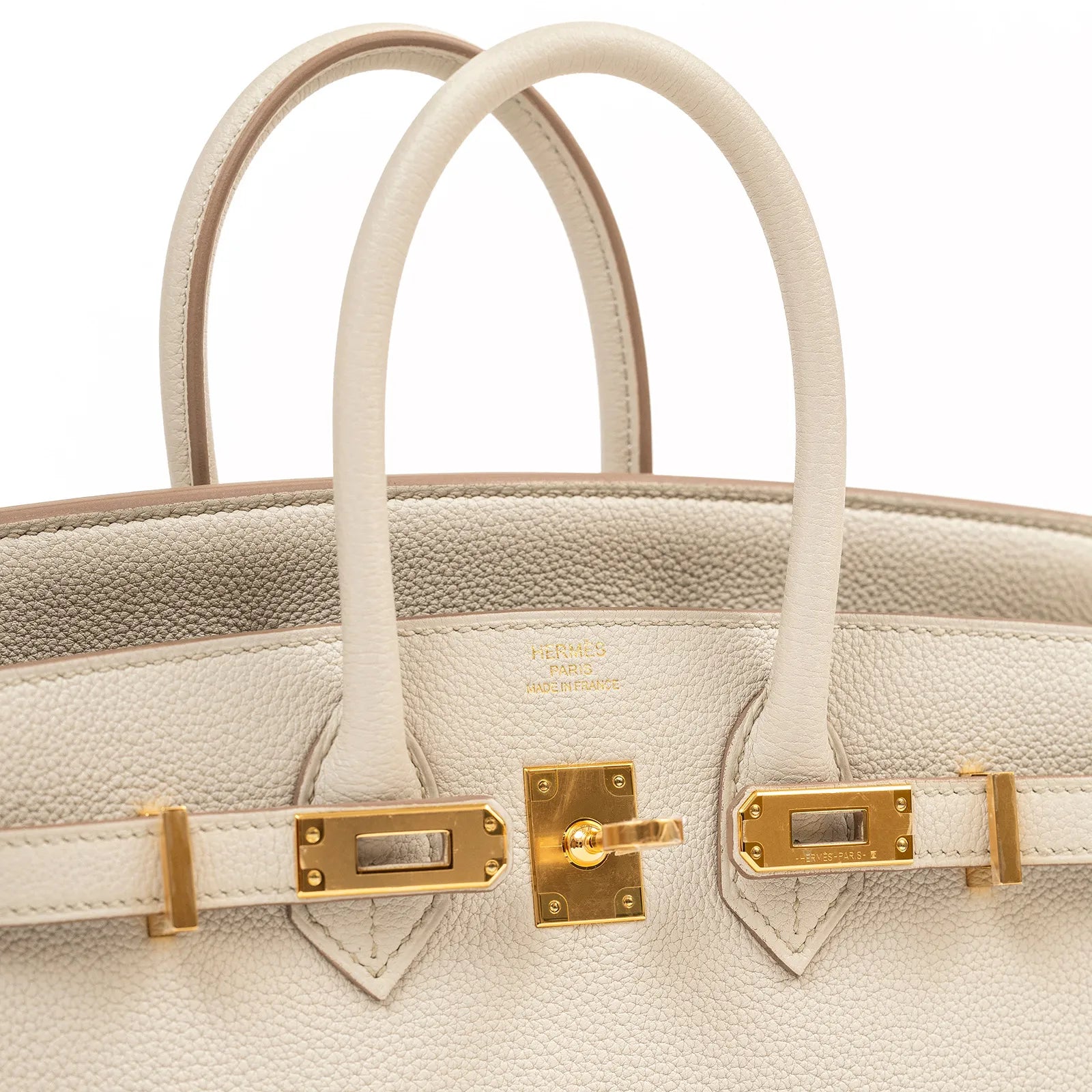 Hermès Birkin 25 Beton Togo Gold Hardware