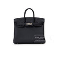 Hermès Birkin 25 Black Togo Palladium Hardware