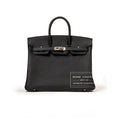 Hermès Birkin 25 Black Togo Palladium Hardware