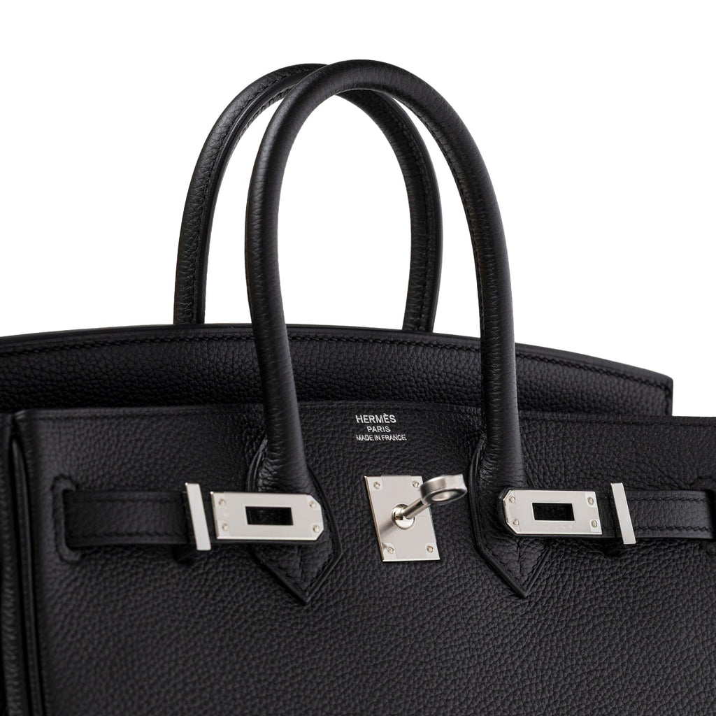 Hermès Birkin 25 Black Togo Palladium Hardware