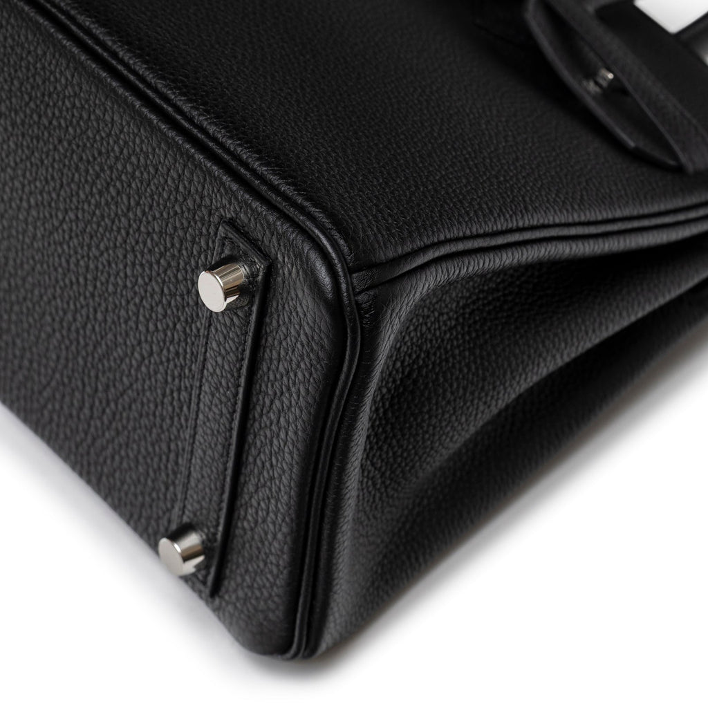Hermès Birkin 25 Black Togo Palladium Hardware