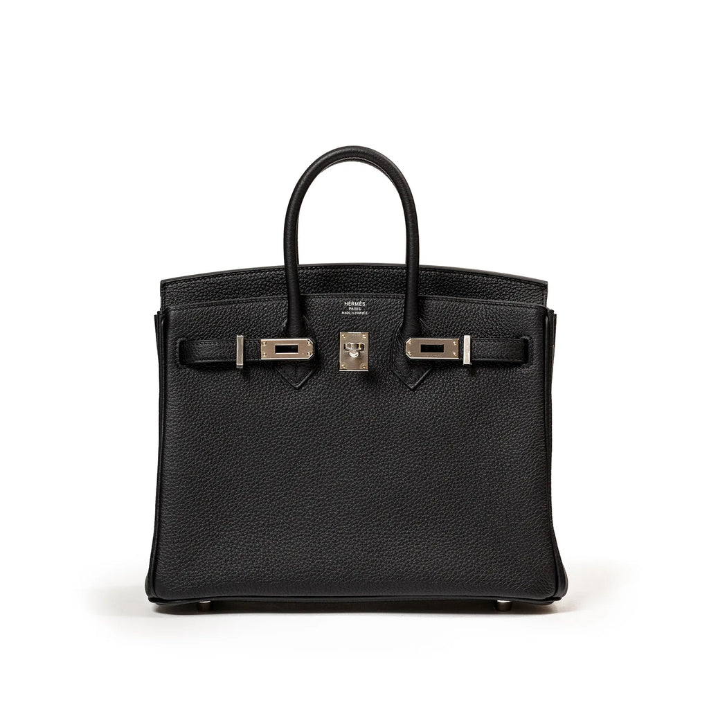 Hermès Birkin 25 Black Togo Palladium Hardware