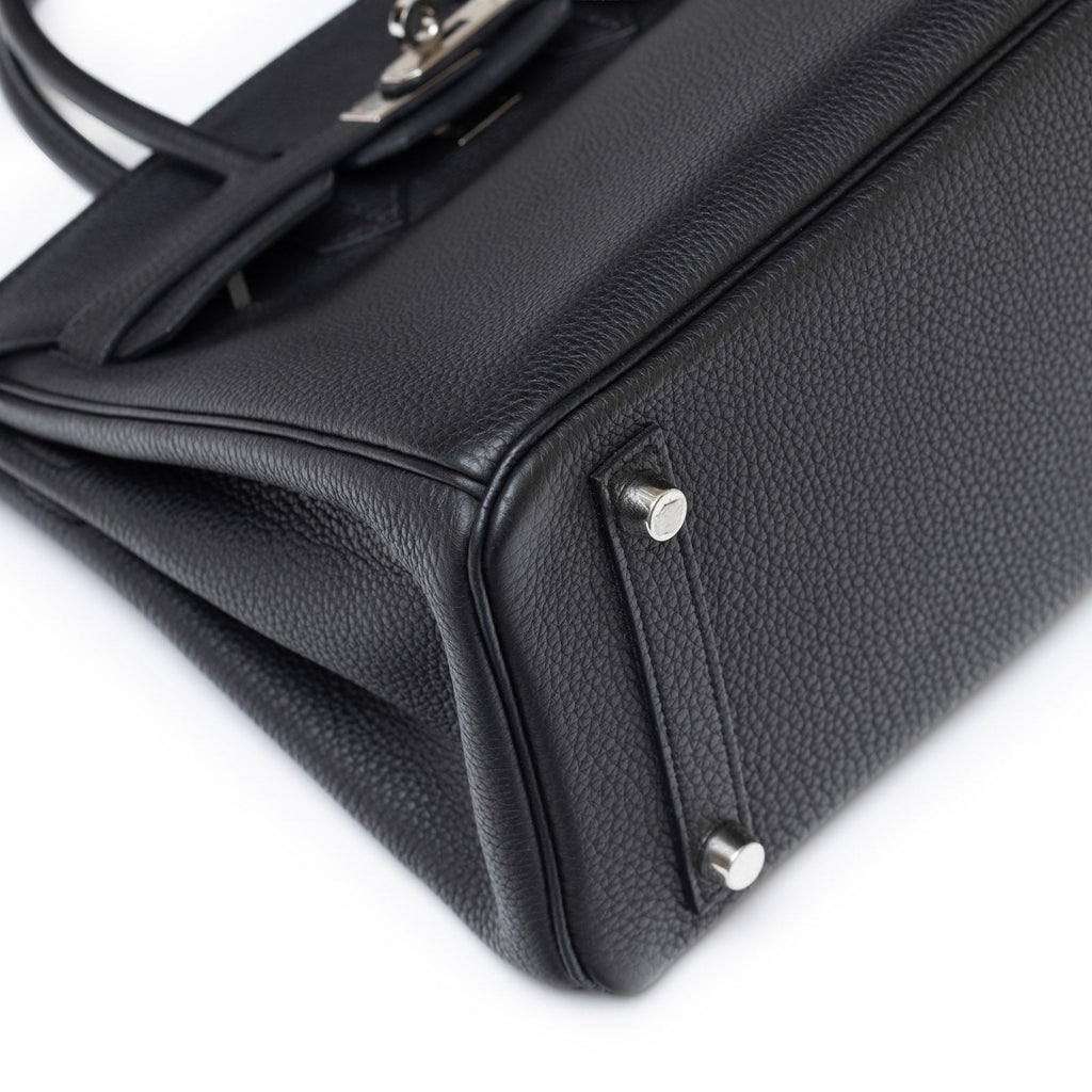 Hermès Birkin 25 Black Togo Palladium Hardware