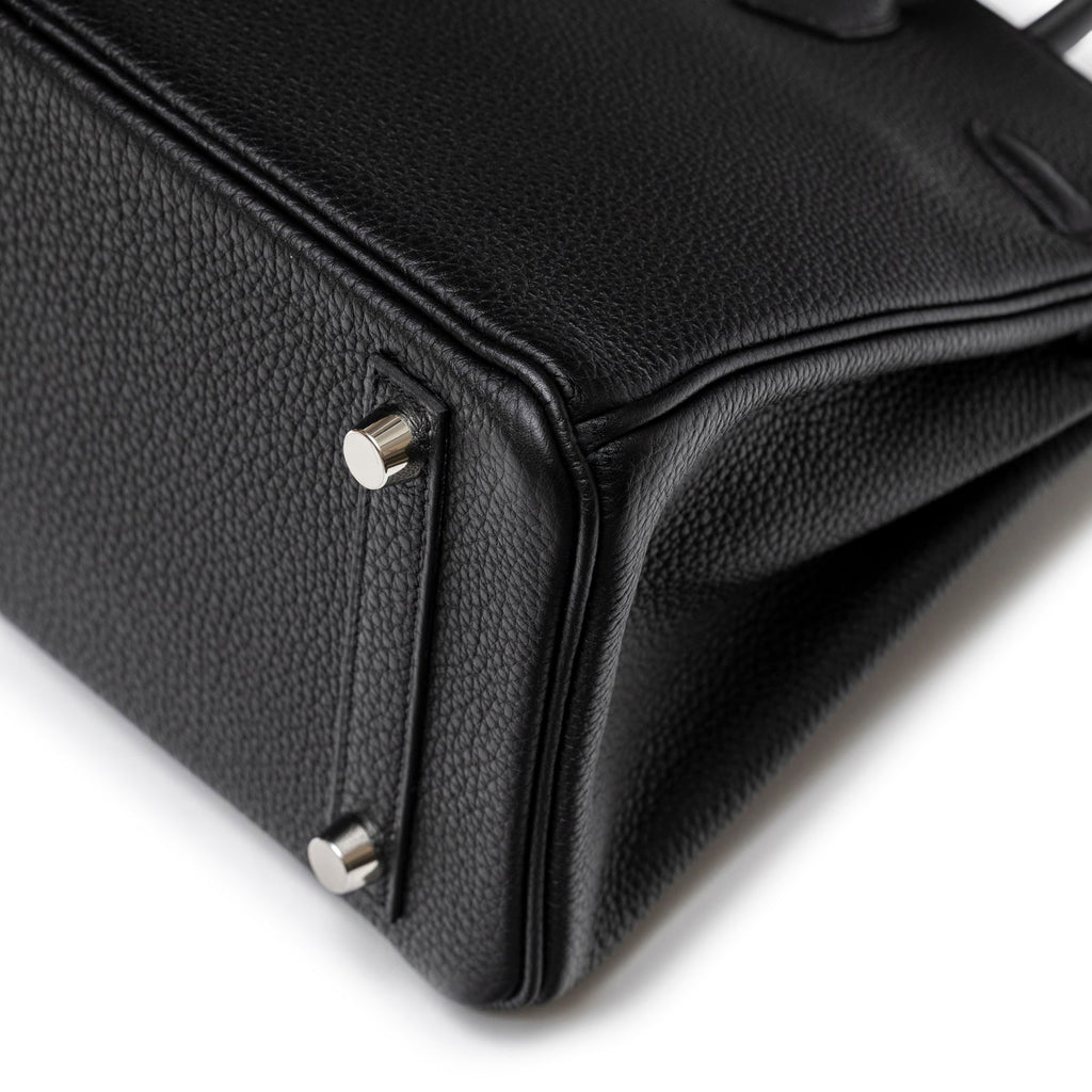Hermès Birkin 25 Black Togo Palladium Hardware