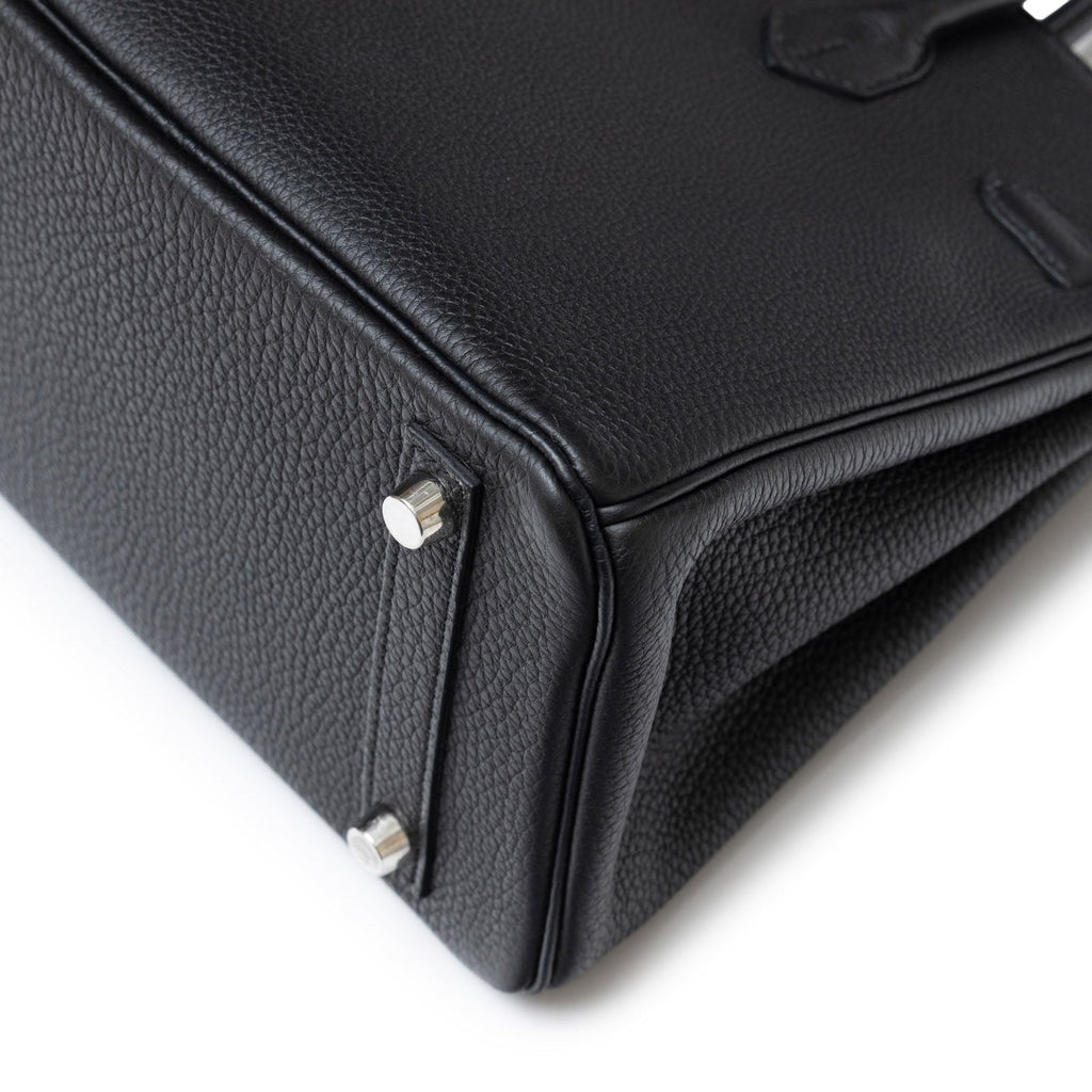 Hermès Birkin 25 Black Togo Palladium Hardware