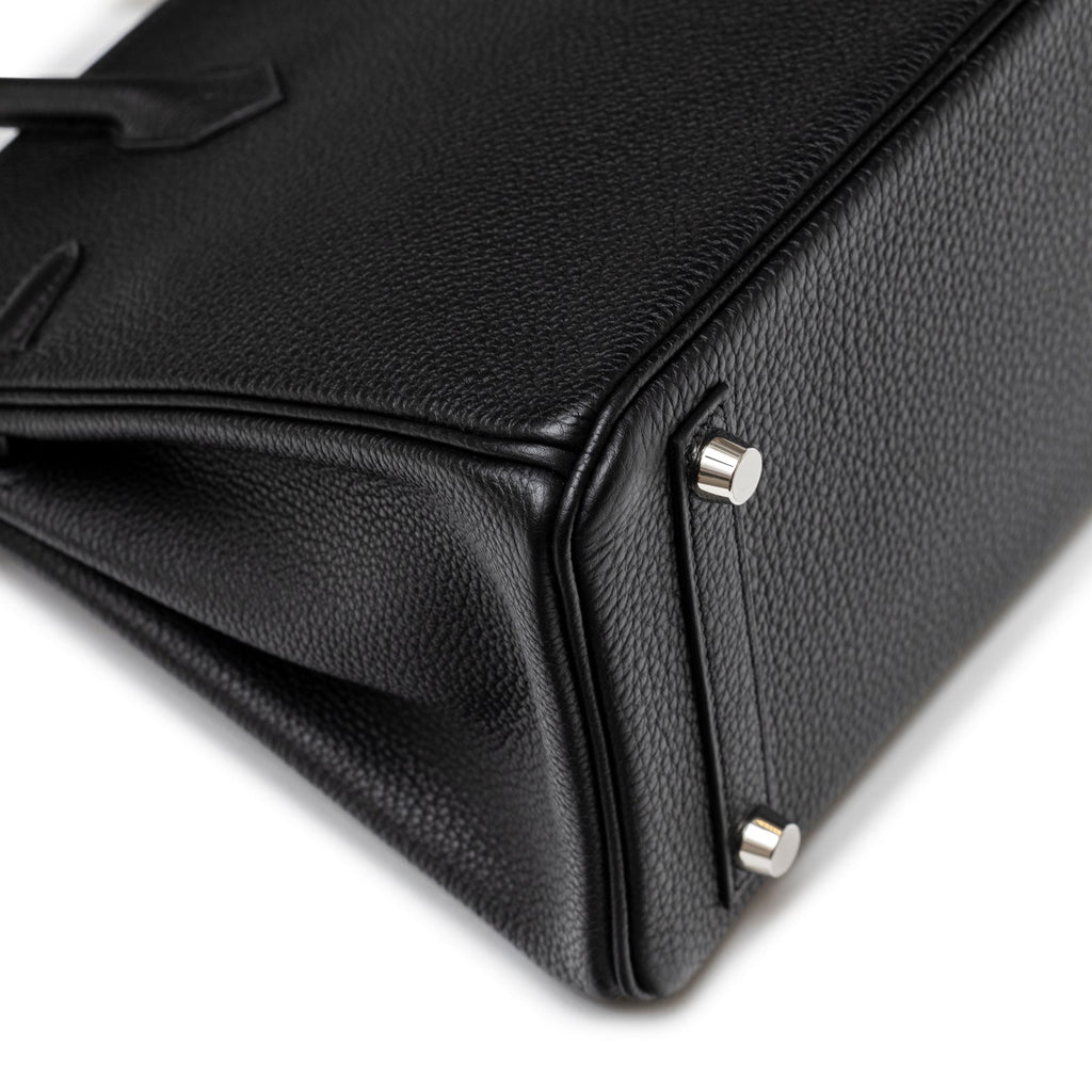 Hermès Birkin 25 Black Togo Palladium Hardware