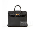 Hermès Birkin 25 Black Togo Rose Gold Hardware