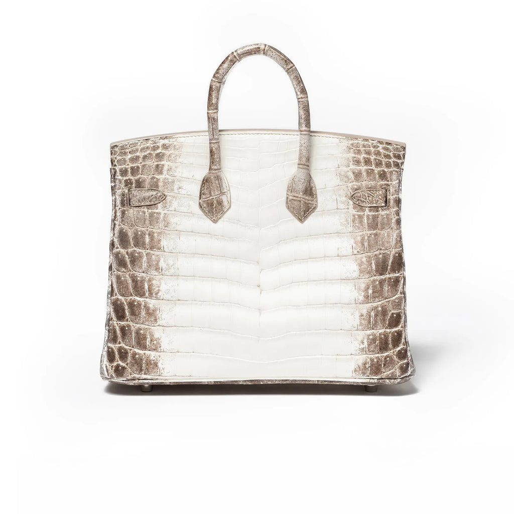 Hermès Birkin 25 Blanc Himalaya Matte Niloticus Crocodile Palladium Hardware