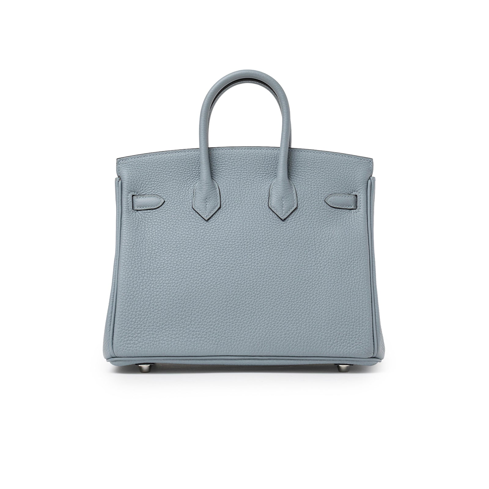 Hermès Birkin 25 Blue Lin Verso Beige De Weimar Togo Palladium Hardware
