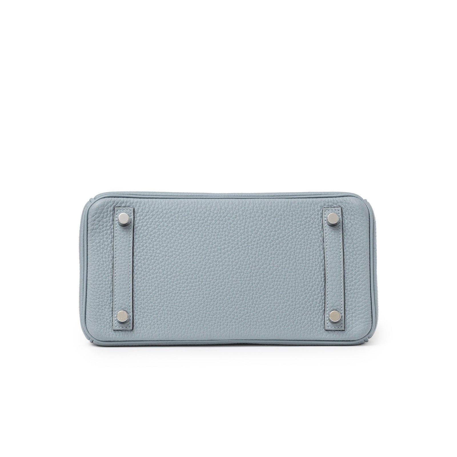 Hermès Birkin 25 Blue Lin Verso Beige De Weimar Togo Palladium Hardware
