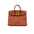 Hermès Birkin 25 Cuivre Togo Gold Hardware
