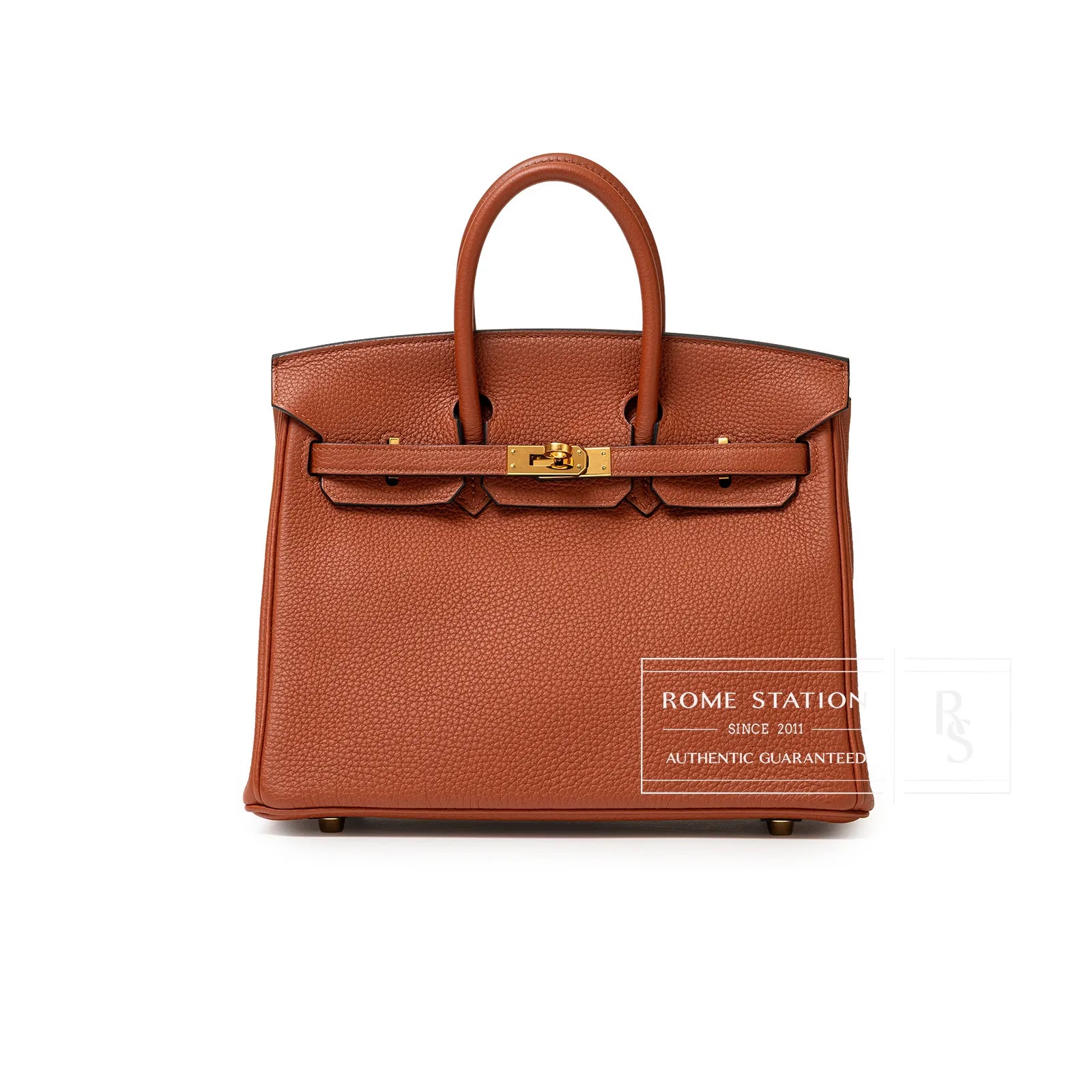 Hermès Birkin 25 Cuivre Togo Gold Hardware