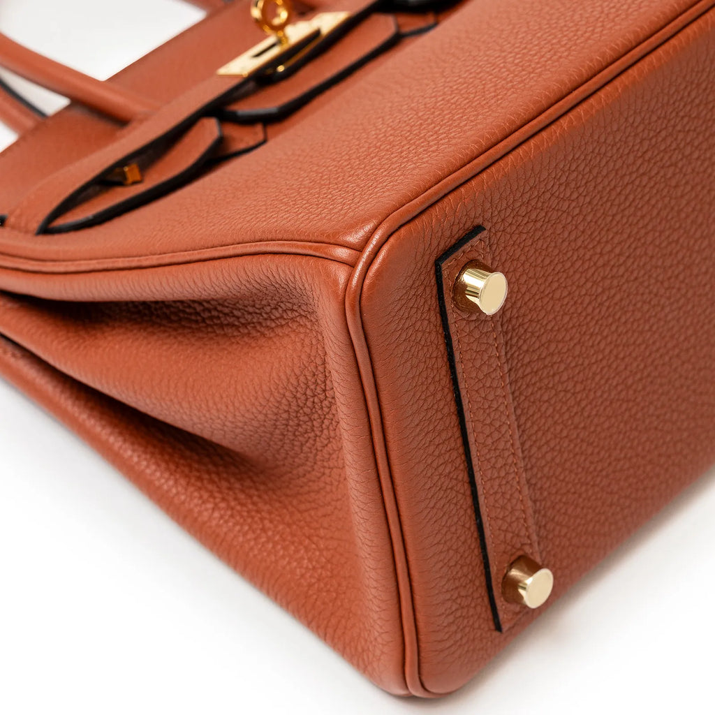 Hermès Birkin 25 Cuivre Togo Gold Hardware