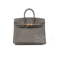 Hermès Birkin 25 Etain Togo Rose Gold Hardware