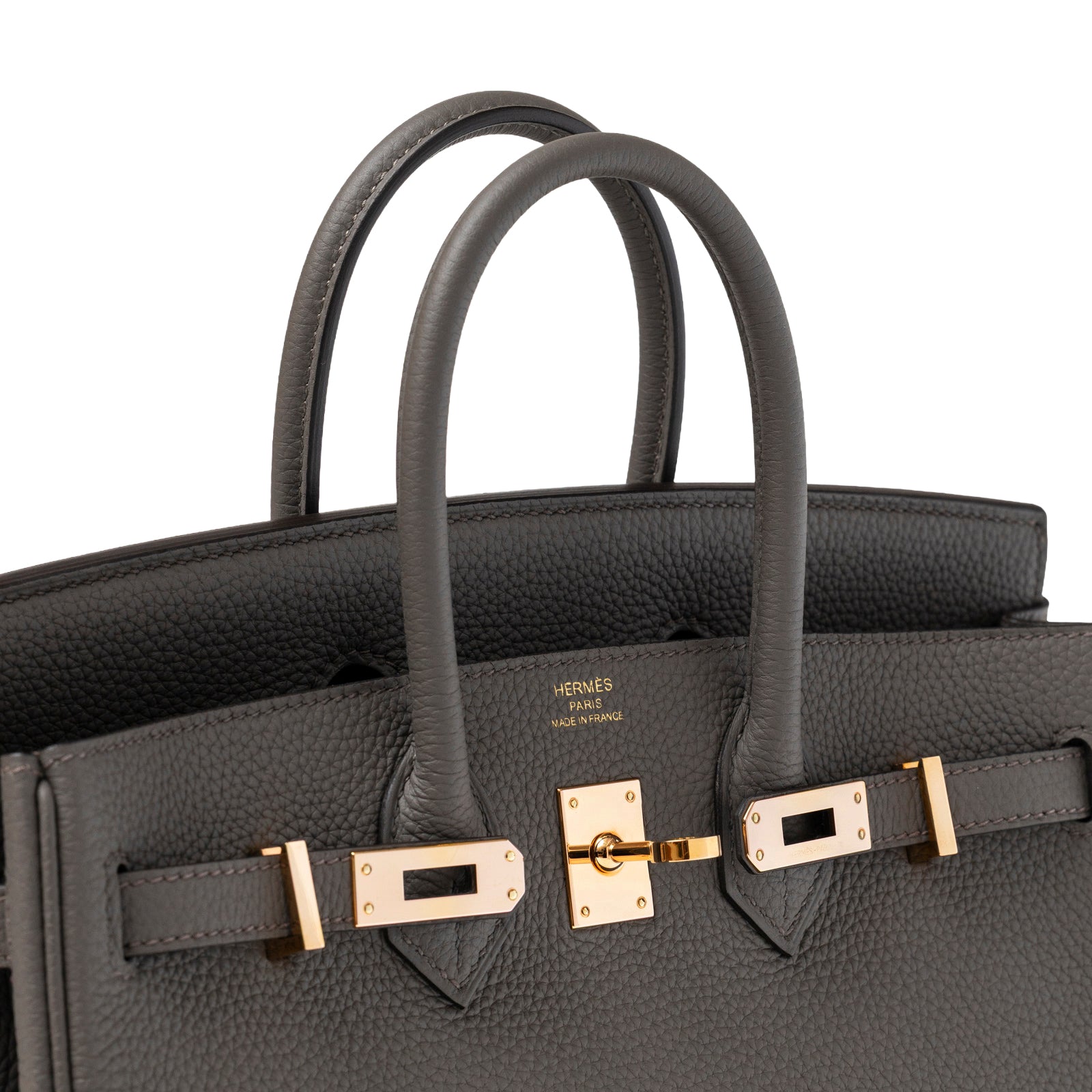 Hermès Birkin 25 Etain Togo Rose Gold Hardware