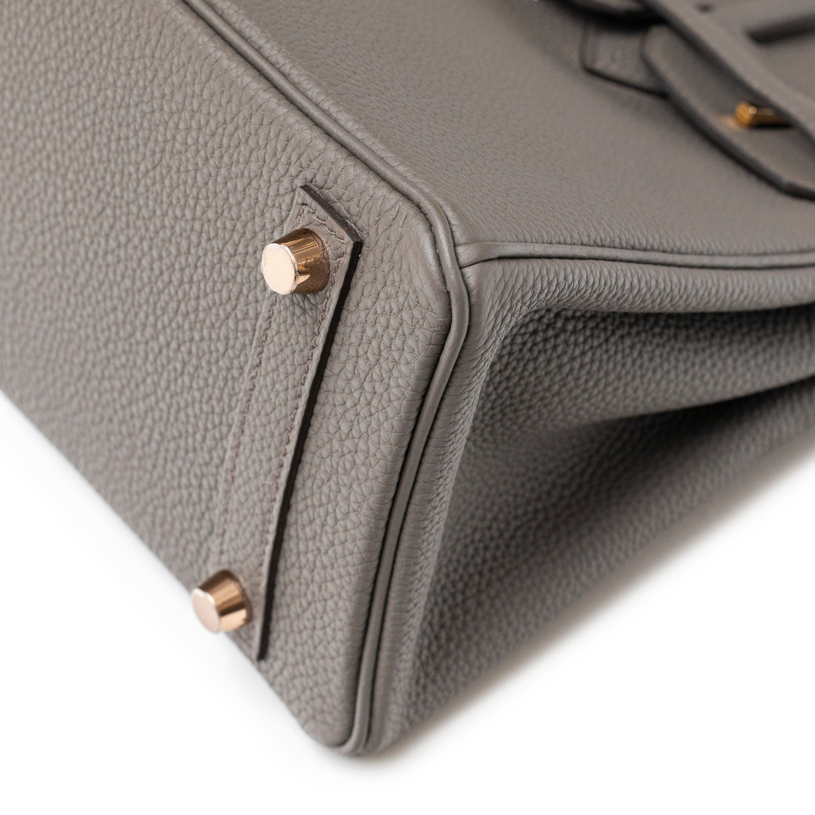 Hermès Birkin 25 Etain Togo Rose Gold Hardware