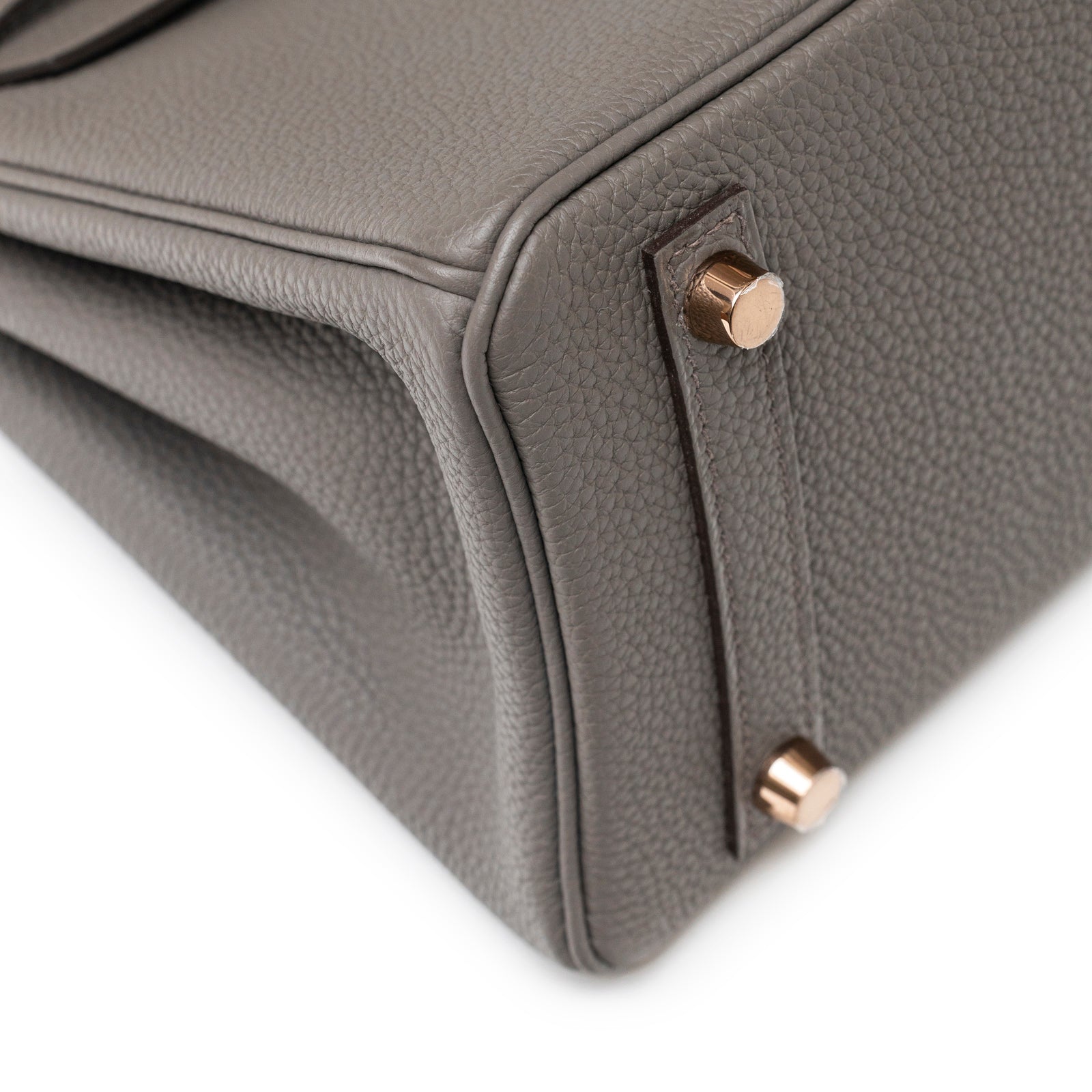 Hermès Birkin 25 Etain Togo Rose Gold Hardware