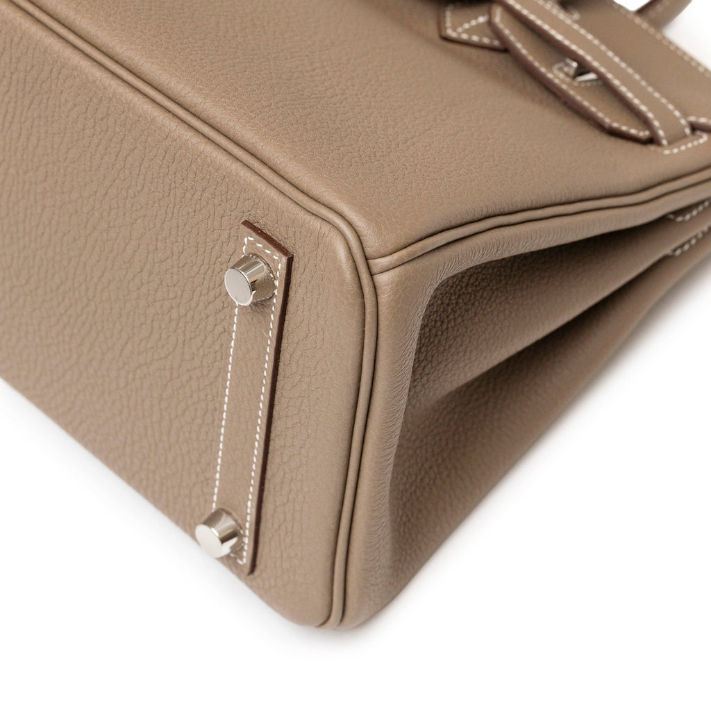 Hermès Birkin 25 Etoupe Togo Palladium Hardware