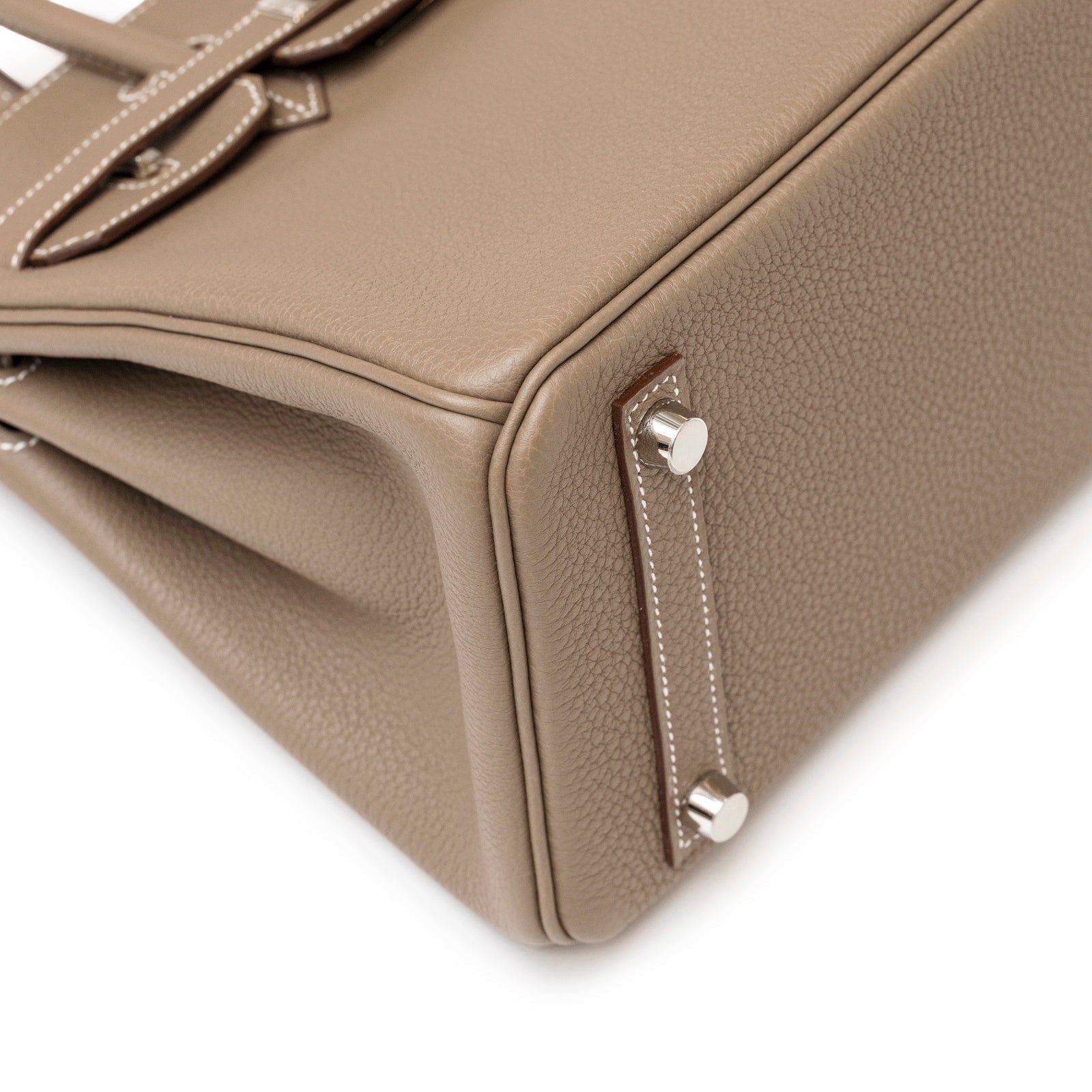 Hermès Birkin 25 Etoupe Togo Palladium Hardware