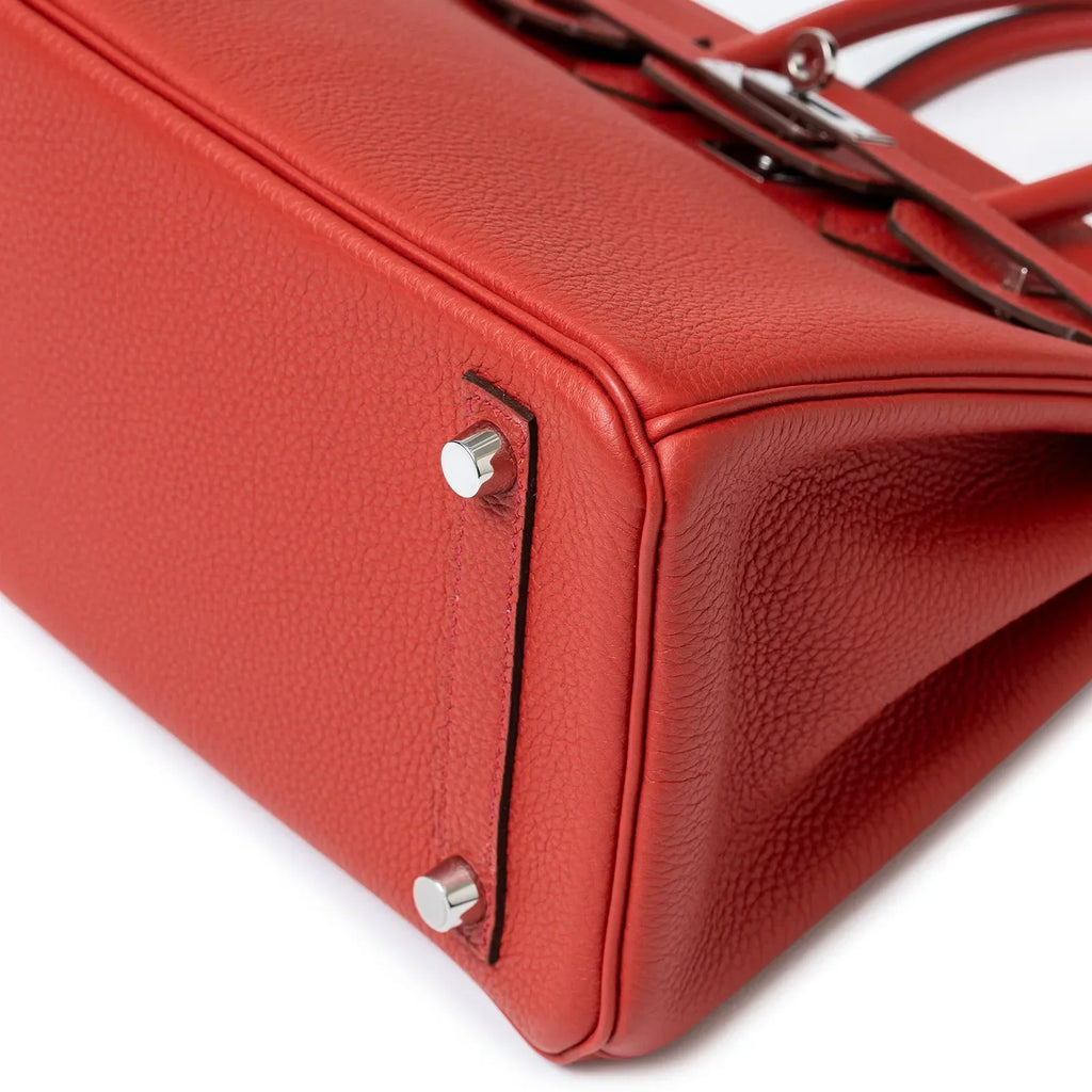 Hermès Birkin 25 Geranium Togo Palladium Hardware