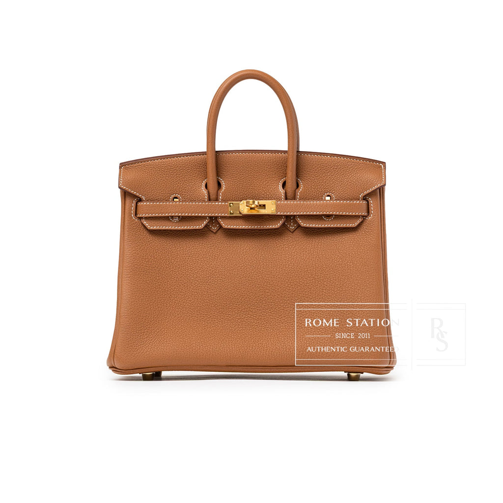 Hermès Birkin 25 Gold Togo Gold Hardware