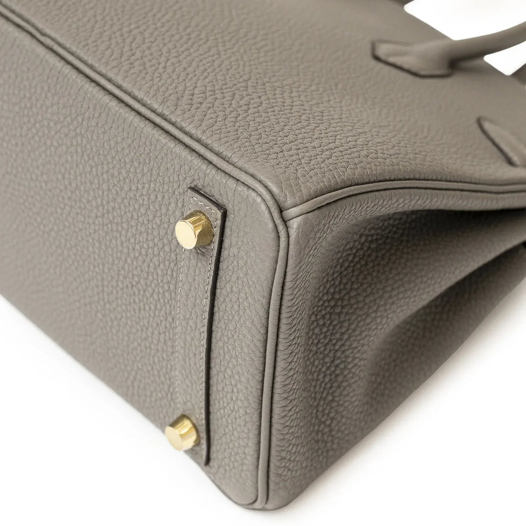Hermès Birkin 25 Gris Meyer Togo Gold Hardware