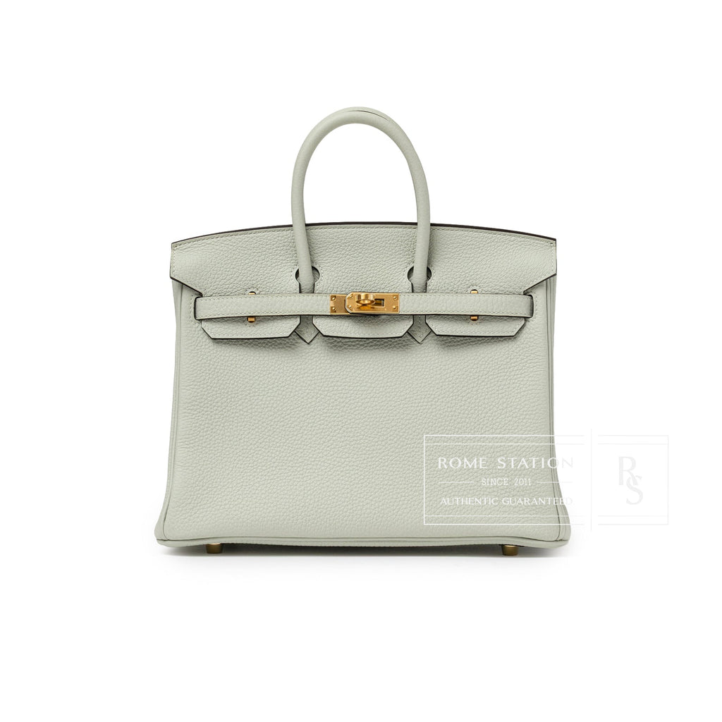 Hermès Birkin 25 Gris Neve Togo Gold Hardware