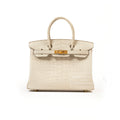 Hermès Birkin 30 Beton Matte Alligator Gold Hardware