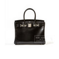 Hermès Birkin 30 Black Box Palladium Hardware