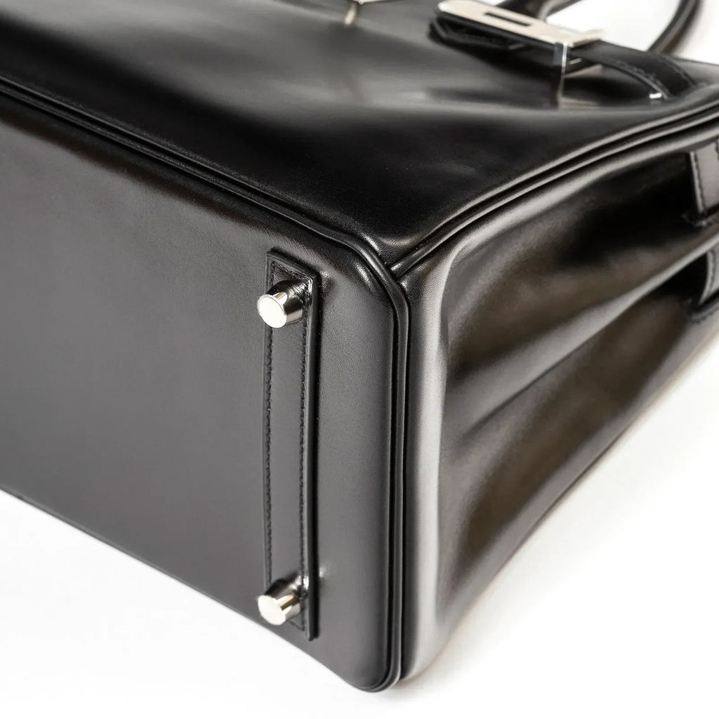 Hermès Birkin 30 Black Box Palladium Hardware