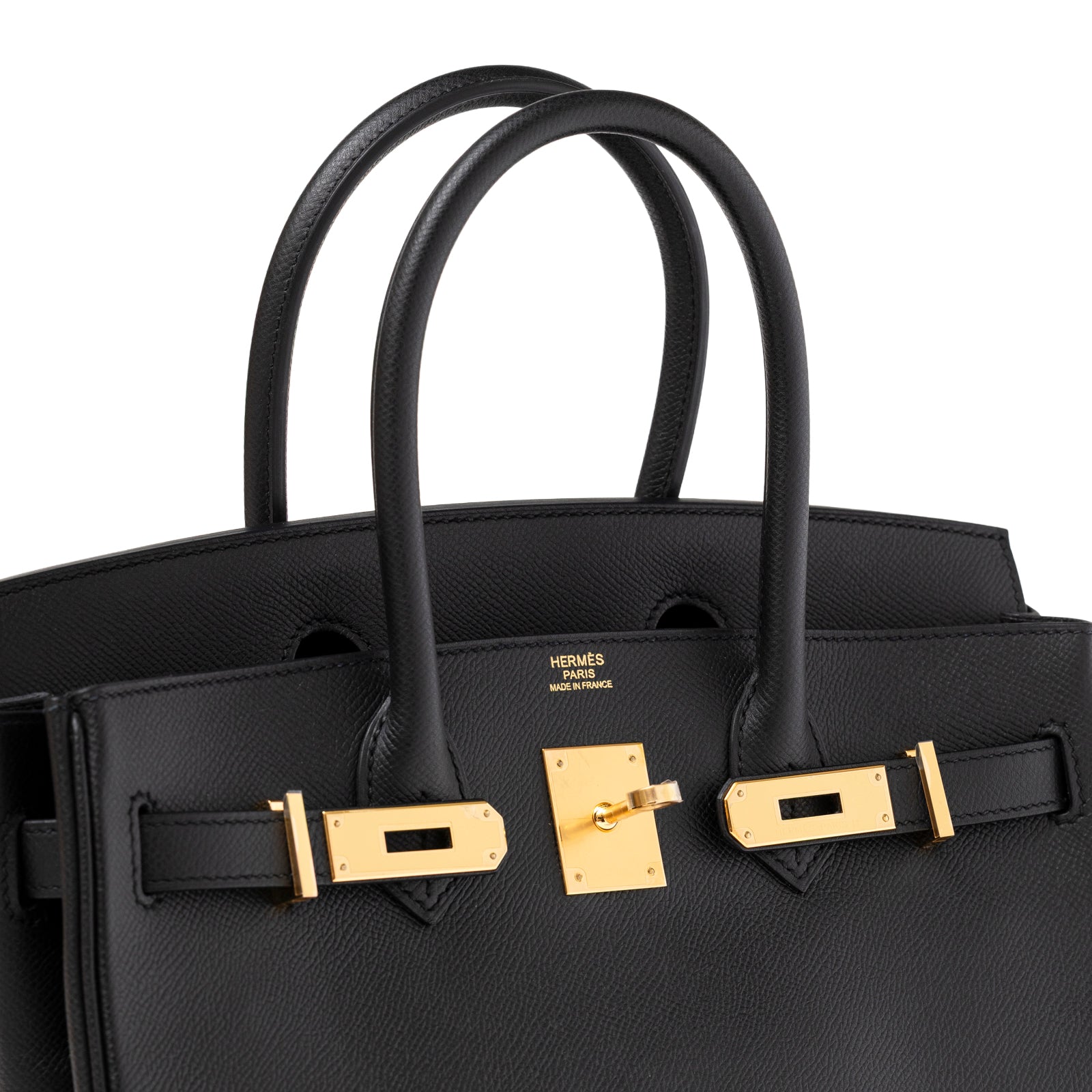 Hermès Birkin 30 Black Epsom Gold Hardware