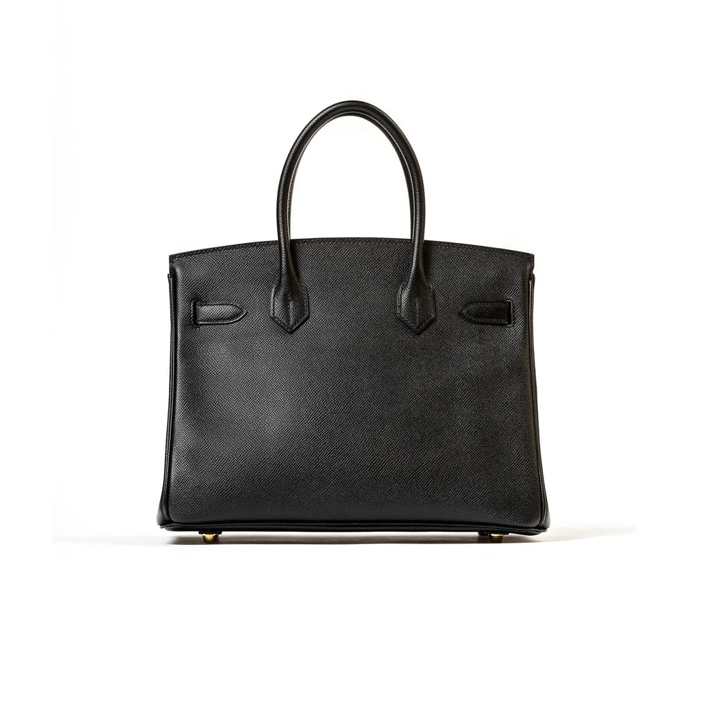 Hermès Birkin 30 Black Epsom Gold Hardware