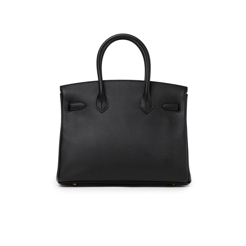 Hermès Birkin 30 Black Epsom Gold Hardware