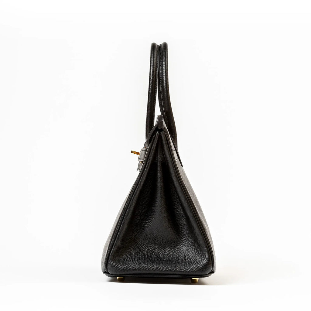Hermès Birkin 30 Black Epsom Gold Hardware