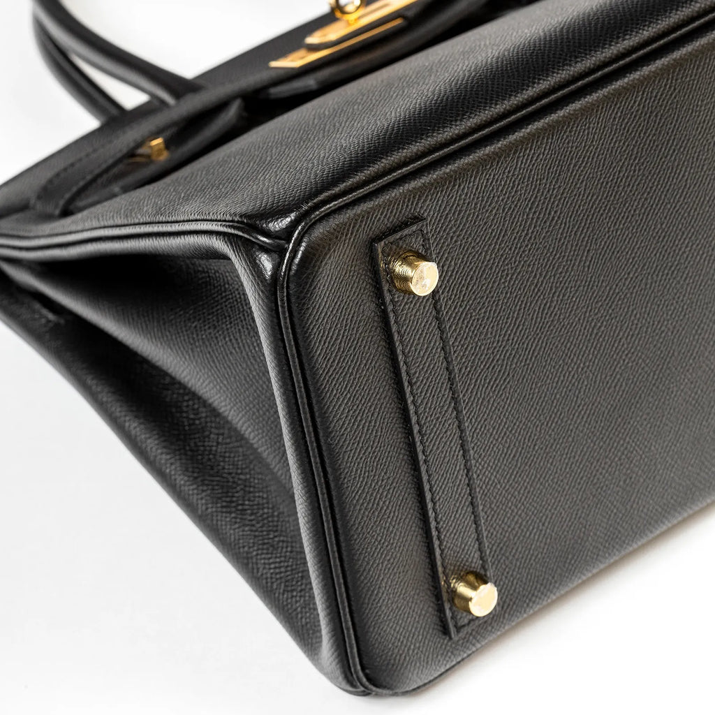 Hermès Birkin 30 Black Epsom Gold Hardware
