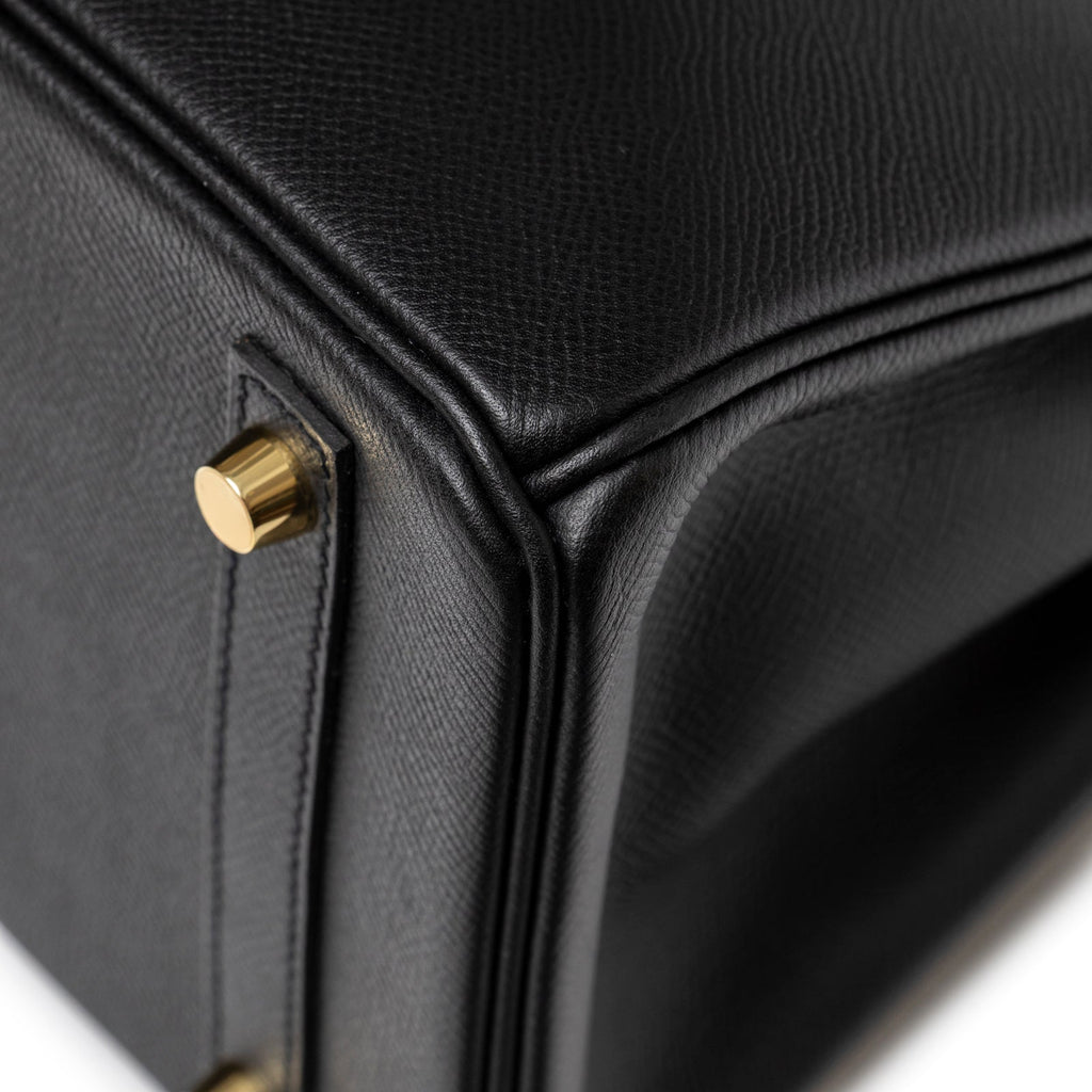 Hermès Birkin 30 Black Epsom Gold Hardware
