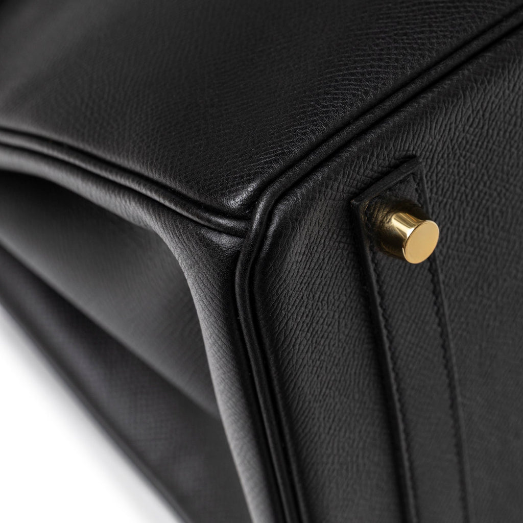 Hermès Birkin 30 Black Epsom Gold Hardware