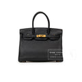 Hermès Birkin 30 Black Togo Gold Hardware