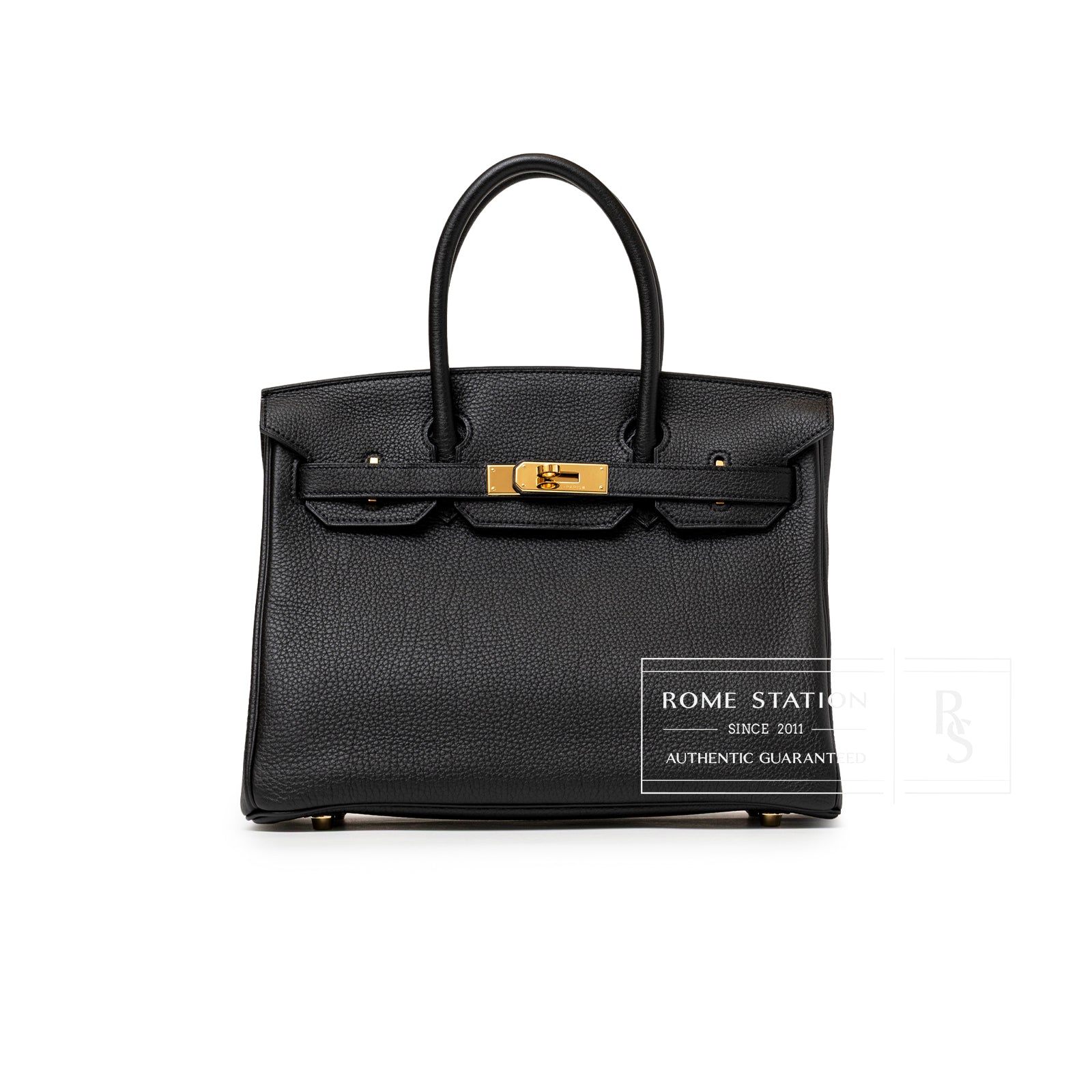 Hermès Birkin 30 Black Togo Gold Hardware