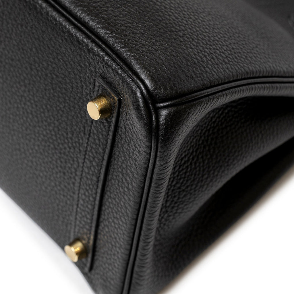 Hermès Birkin 30 Black Togo Gold Hardware