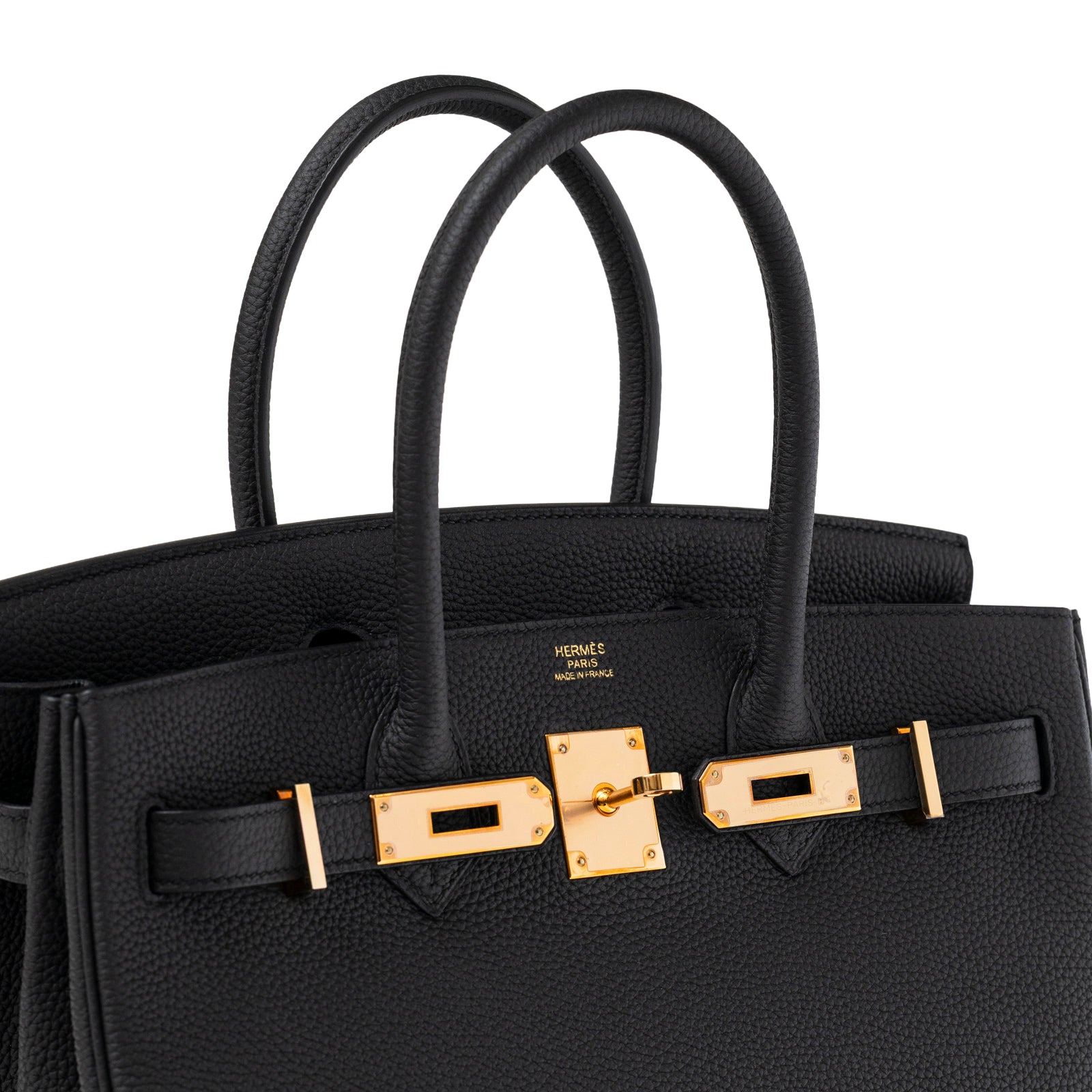 Hermès Birkin 30 Black Togo Rose Gold Hardware
