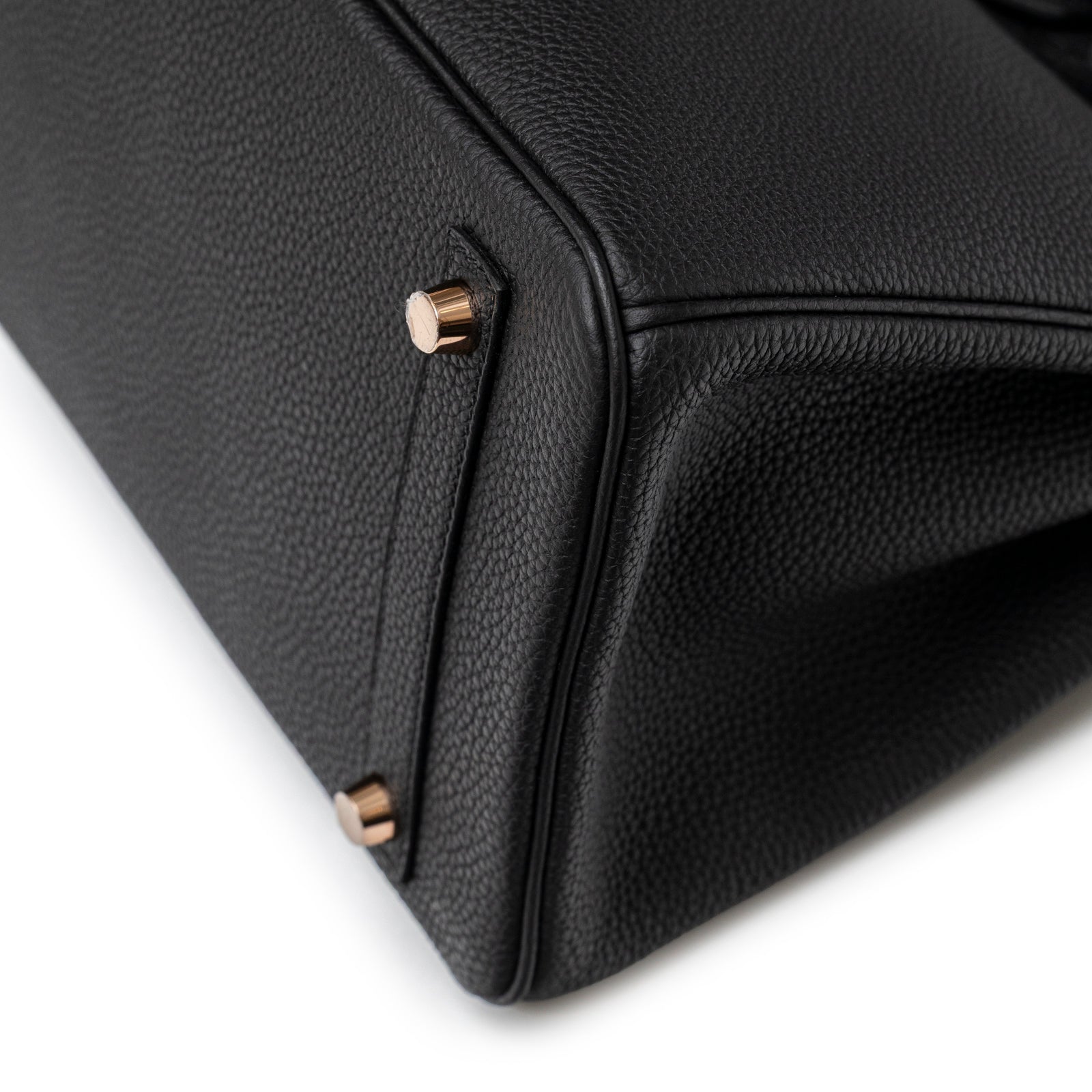 Hermès Birkin 30 Black Togo Rose Gold Hardware