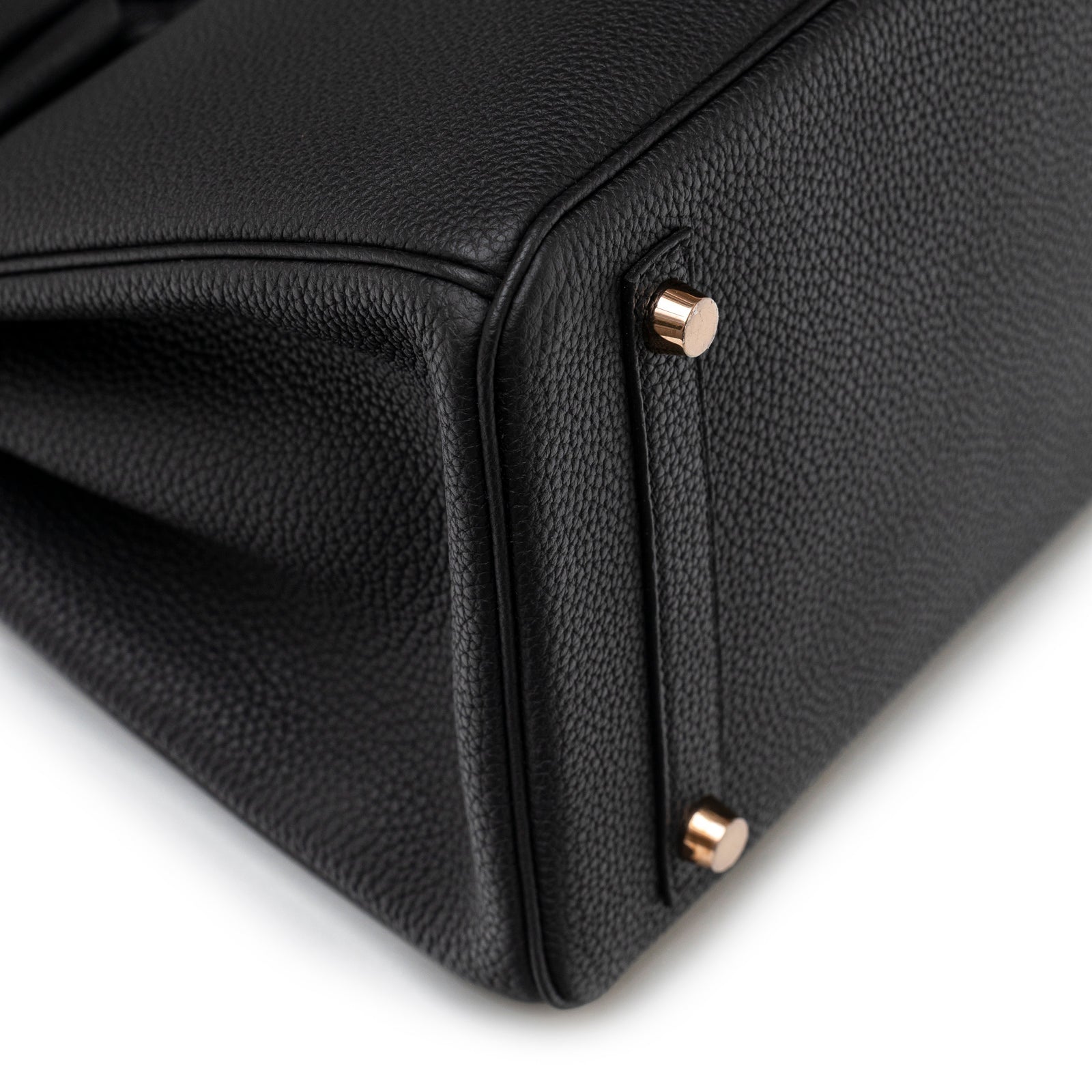 Hermès Birkin 30 Black Togo Rose Gold Hardware