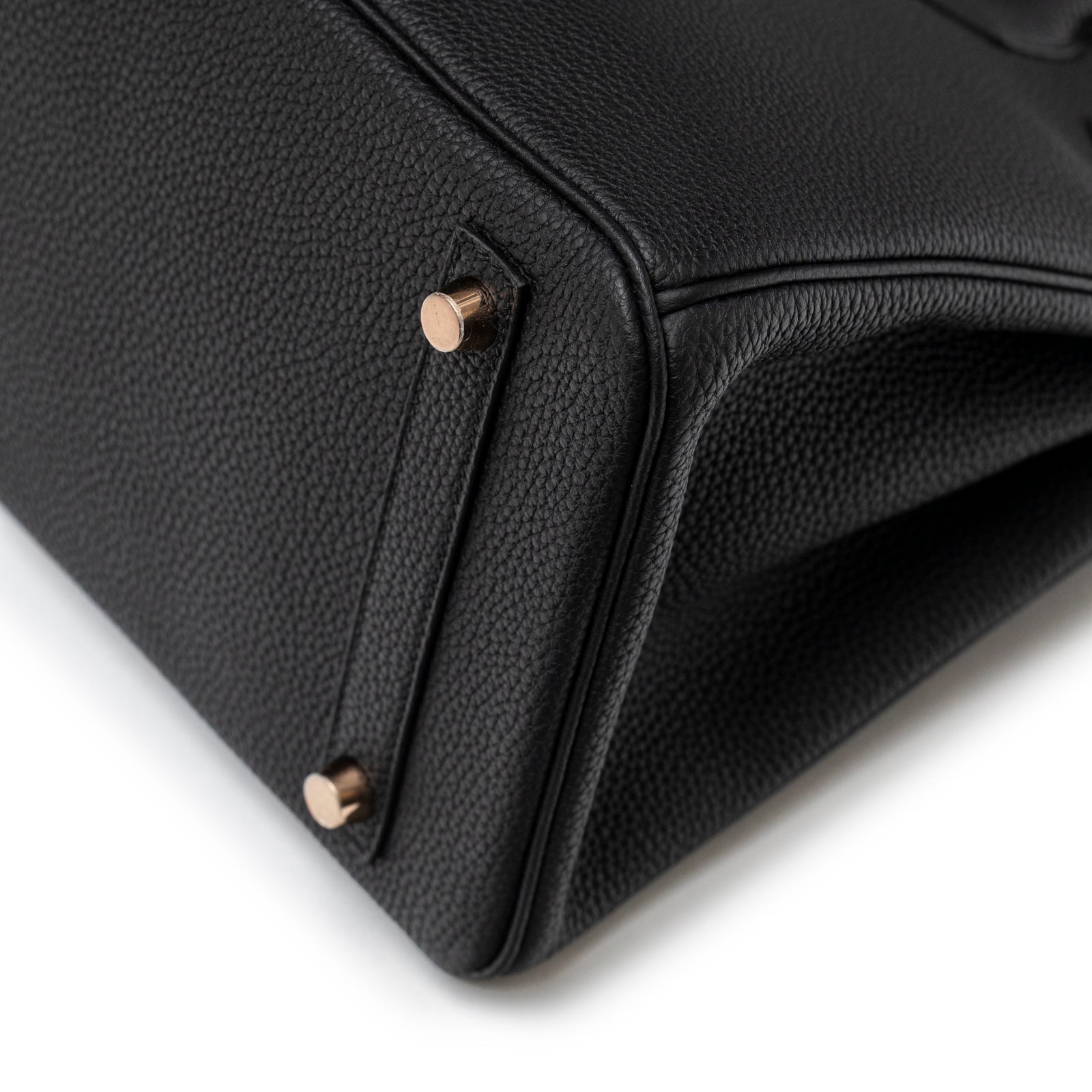 Hermès Birkin 30 Black Togo Rose Gold Hardware