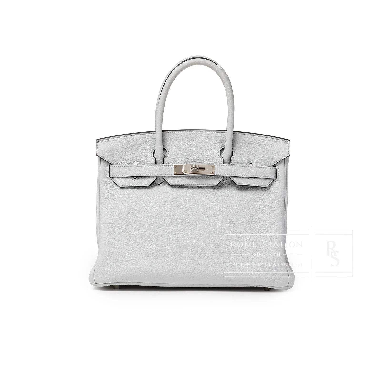 Hermès Birkin 30 Blue Pale Clemence Palladium Hardware