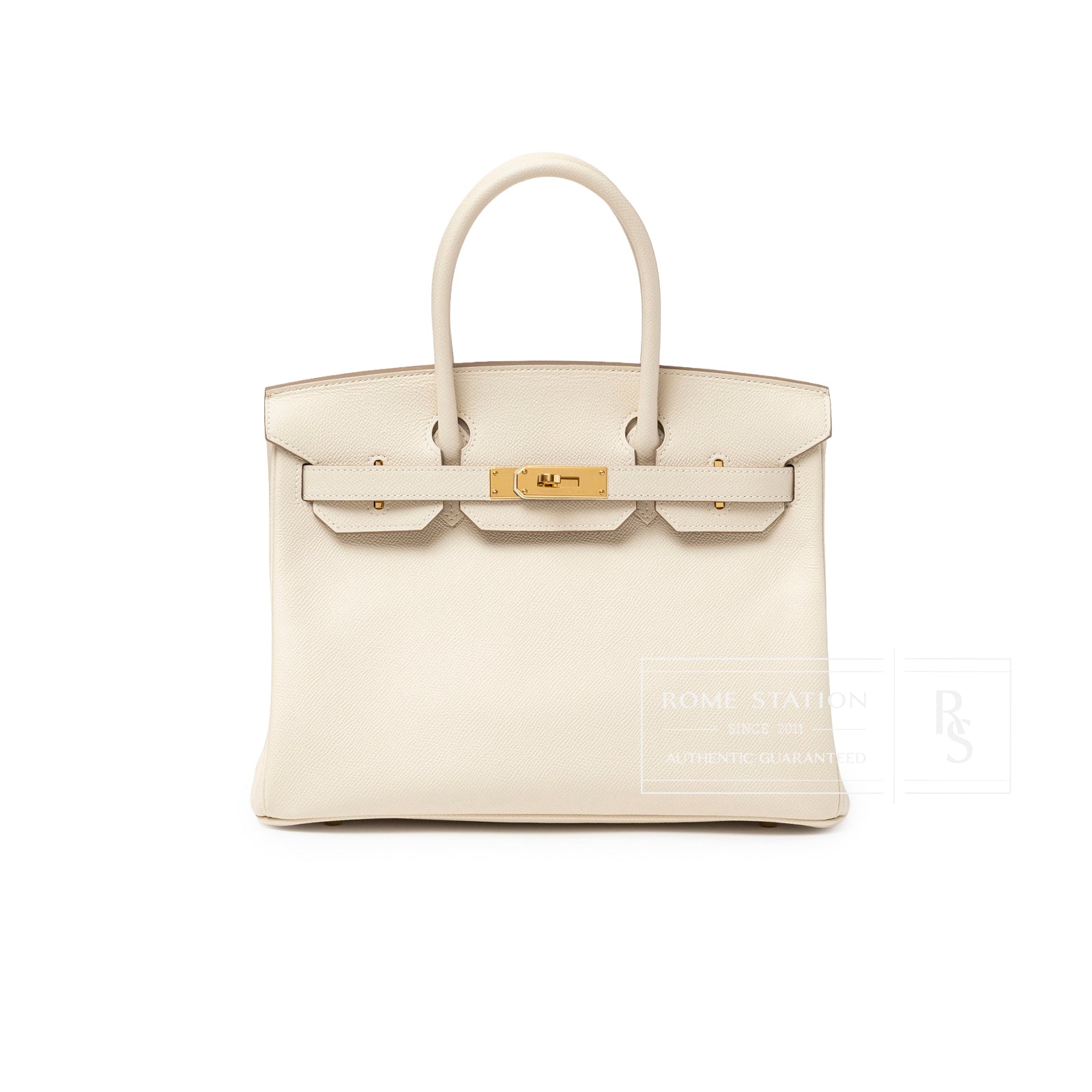 Hermès Birkin 30 Craie Epsom Gold Hardware